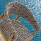 Garden Armchair in Teak and Rope Made in Italy - Liberato Viadurini