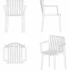 Modern garden armchair Spritz by Vondom, in polypropylene Viadurini