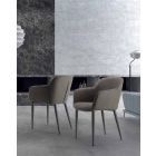 Living Room Armchair in Fabric or Leather Made in Italy, 4 Pieces - Bardella Viadurini