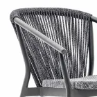Stackable Garden Armchair Aluminum and Fabric - Smart By Varaschin Viadurini