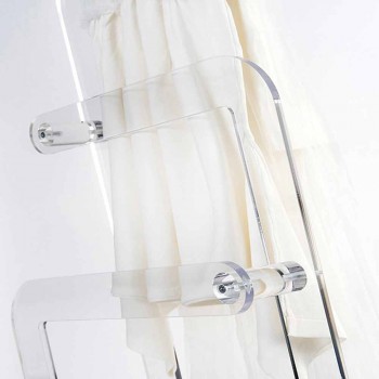 Towel holder in Zaneta PMMA plexiglass