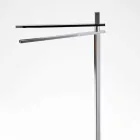 Modern Towel Rack with 2 Iron Arms Made in Italy - Cali Viadurini