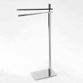 Modern Towel Rack with 2 Iron Arms Made in Italy - Cali
