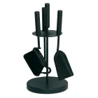 Tool Holder with 3 Metal Tools in Different Finishes Made in Italy - Darbuka Viadurini