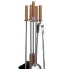 Tool holder with 4 accessories in metal or steel Made in Italy - Papaya Viadurini