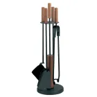 Tool holder with 4 accessories in metal or steel Made in Italy - Papaya Viadurini