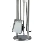 Tool holder with 4 Made in Italy Fireplace Tools - Licaone Viadurini