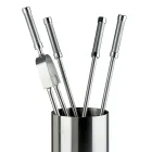 Stainless Steel Tool Holder with 4 Made in Italy Accessories - Backpack Viadurini