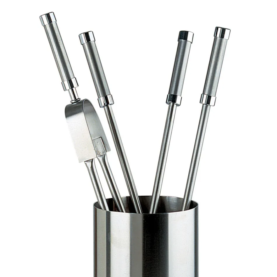 Stainless Steel Tool Holder with 4 Made in Italy Accessories - Backpack Viadurini