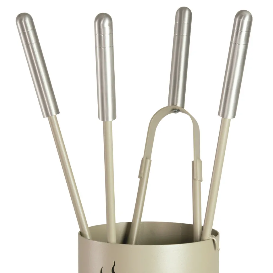 Metal Tool Holder with 4 Accessories and Flame Made in Italy - Fakir Viadurini