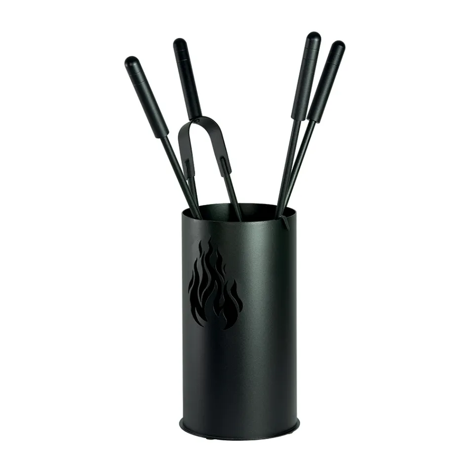 Metal Tool Holder with 4 Accessories and Flame Made in Italy - Fakir Viadurini