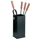 Square Metal Tool Holder and 4 Accessories Made in Italy - Iena Viadurini