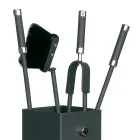 Square Metal Tool Holder and 4 Accessories Made in Italy - Iena Viadurini