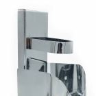Dispenser Holder in Gold Plated Steel and in 7 Finishes Made in Italy - Aldesira Viadurini