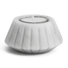 Candle Holder in Satin Marble Various Design Finishes 2 Pieces - Cirotto Viadurini