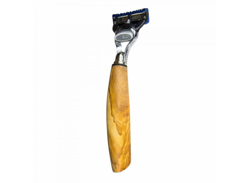 Razor Holder and Handmade Shaving Brush Made in Italy - Diplo Viadurini