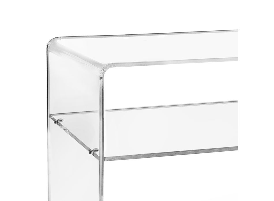 TV Stand in Transparent Plexiglass Made in Italy