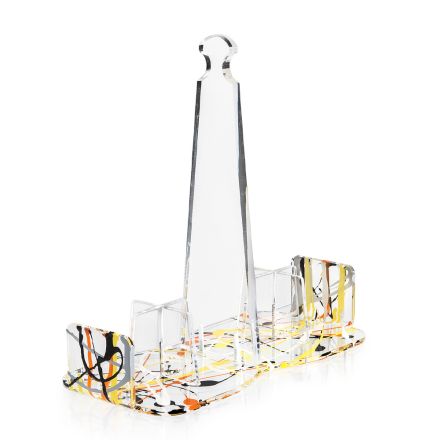 Elegant Multicolor cup holder in Plexiglass Made in Italy - Multibic Viadurini