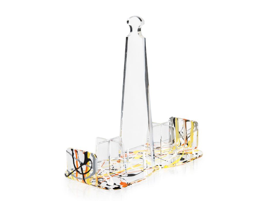 Elegant Multicolor cup holder in Plexiglass Made in Italy - Multibic Viadurini