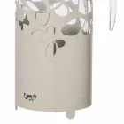 Modern Bottle Holder in White, Beige or Ivory Iron Made in Italy - Leiden Viadurini