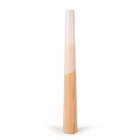 Modern Candle Holder in Solid Pine Wood with Colored Details - Candor Viadurini