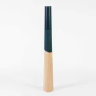 Modern Candle Holder in Solid Pine Wood with Colored Details - Candor Viadurini