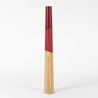 Modern Candle Holder in Solid Pine Wood with Colored Details - Candor Viadurini