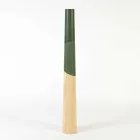 Modern Candle Holder in Solid Pine Wood with Colored Details - Candor Viadurini