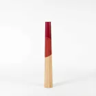 Modern Candle Holder in Solid Pine Wood with Colored Details - Candor Viadurini