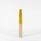 Modern Candle Holder in Solid Pine Wood with Colored Details - Candor Viadurini