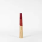 Modern Candle Holder in Solid Pine Wood with Colored Details - Candor Viadurini