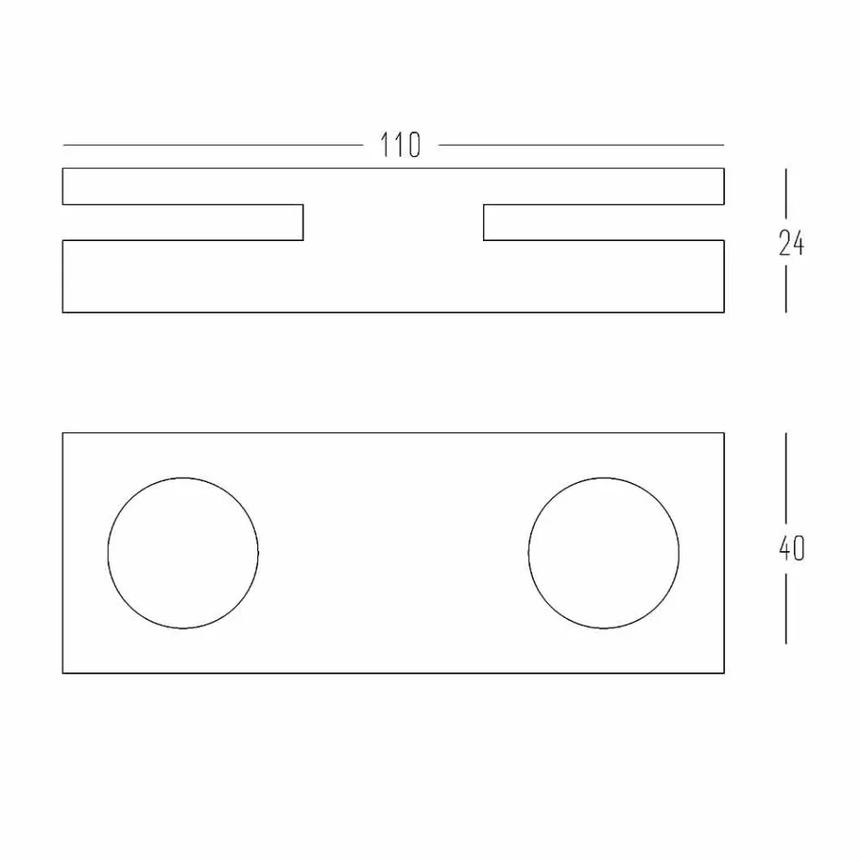 White Corian Design Candle Holder for Living Room Made in Italy - Sisifo Viadurini