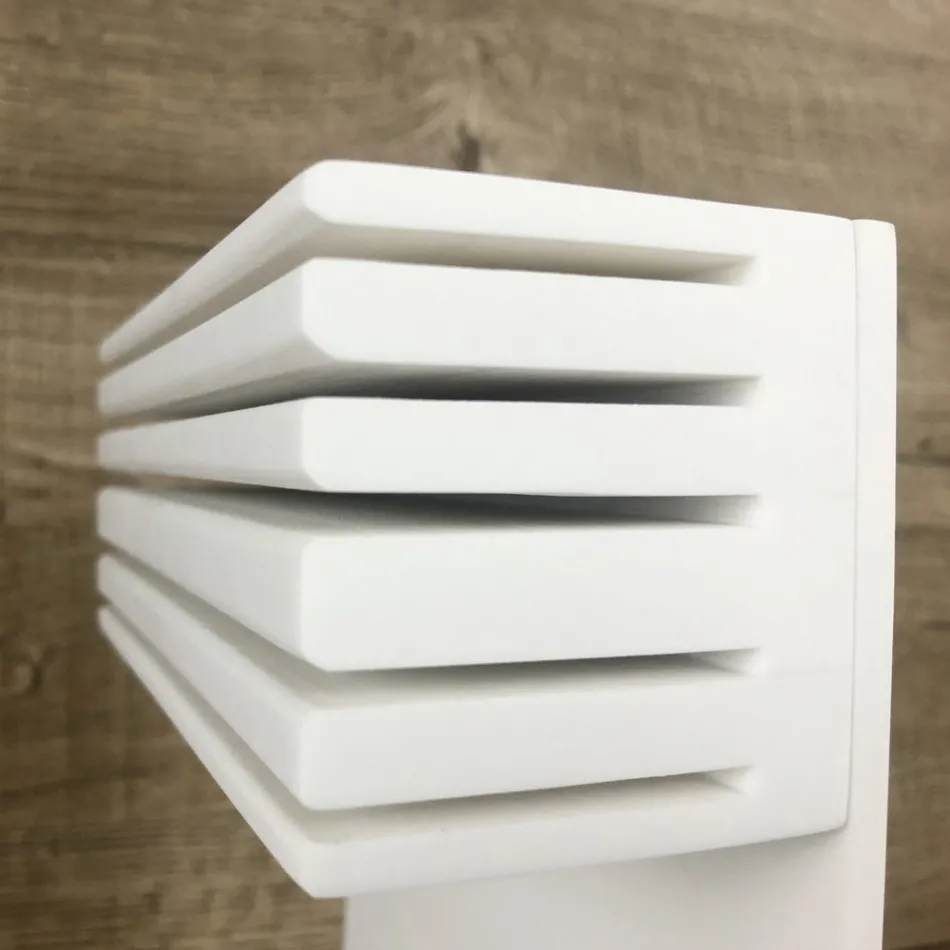 Kitchen Knife Holder in White Corian Made in Italy Design - Ivanova Viadurini