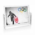 Double-Sided Photo Frame in Transparent Plexiglass Swivel Design 2 Pieces - Miky