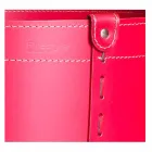 Cylindrical log holder in regenerated leather with Tonda Firestyle wheels Viadurini