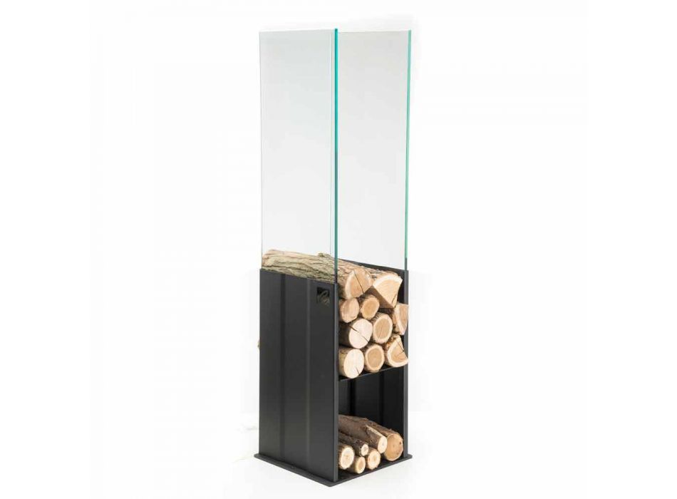 Indoor design log holder Caf Design Made in Italy PLV Viadurini