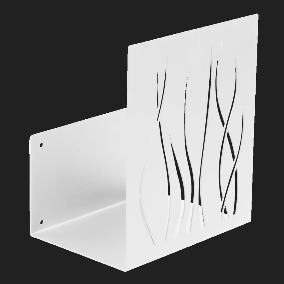 Indoor Firewood Holder in Painted Steel Made in Italy - Ghino Viadurini