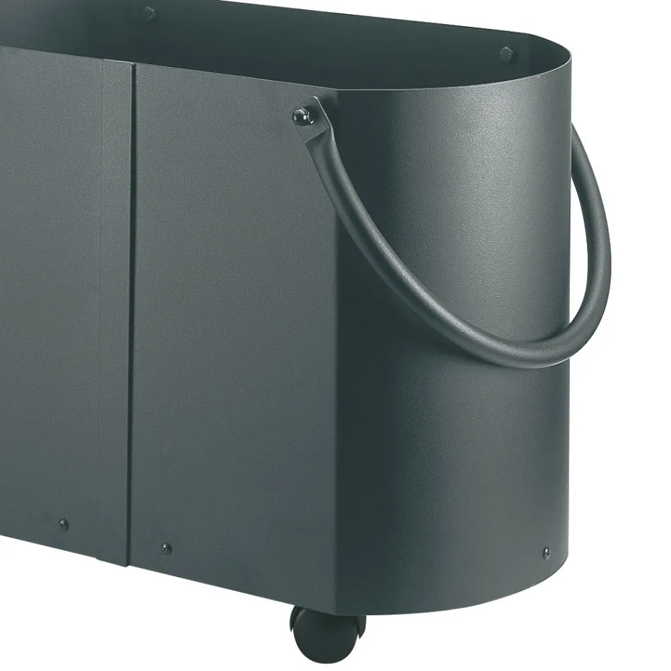 Wood holder in different finishes with 2 side handles Made in Italy - Impala Viadurini