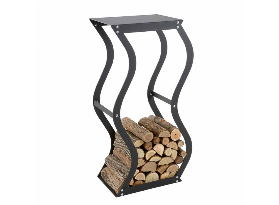 Fireplace holder for Chimney Caf Design Made in Italy ZIG ZAGI Viadurini