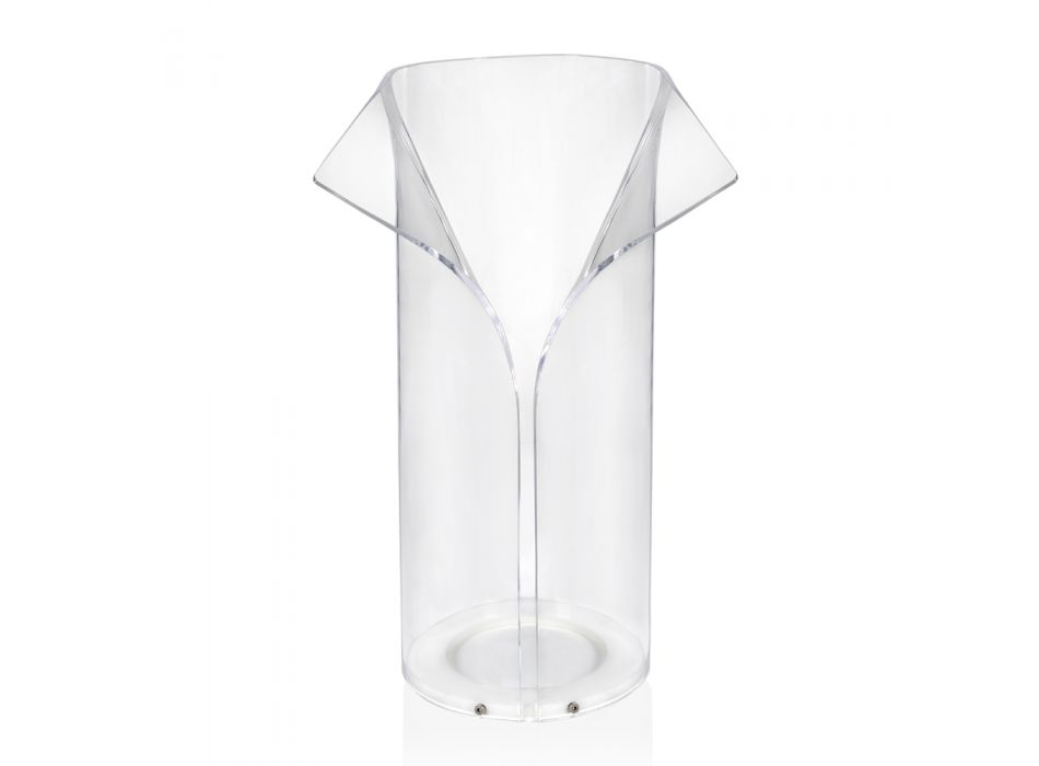 Entrance Umbrella Stand in Transparent Recyclable Plexiglass - Merlon Viadurini
