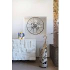 Design Umbrella Stand with Iron Butterflies Made in Italy - Maura Viadurini
