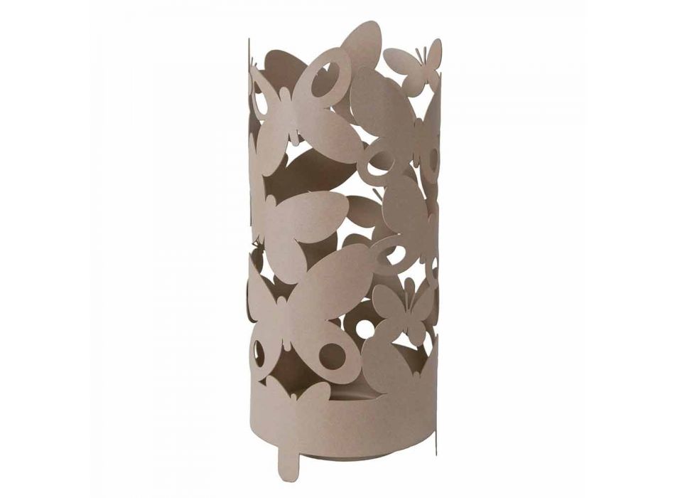 Design Umbrella Stand with the Shape of Iron Butterflies Made in Italy - Maura Viadurini