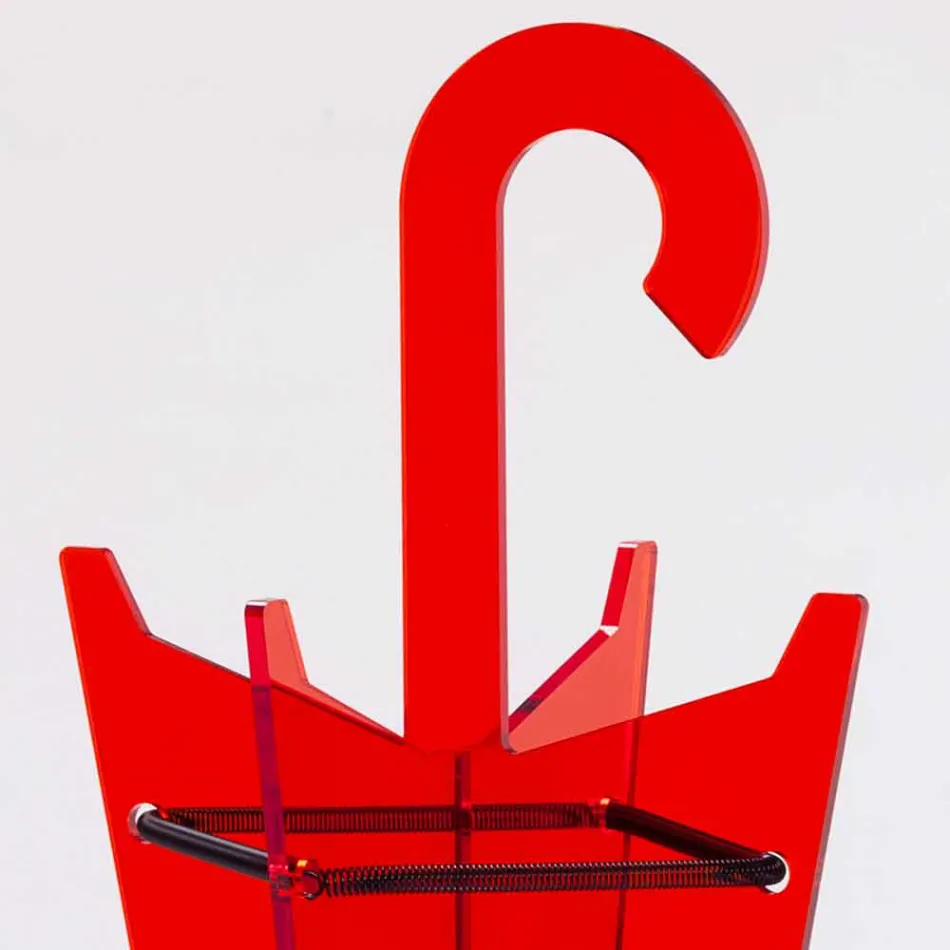 Modern Design Umbrella Stand in Methacrylate Colarato Made in Italy - Daddy Viadurini