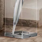 Umbrella Stand of Original and Modern Design in Transparent Plexiglass - Pallium Viadurini