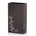Modern Elegant Rectangular Design Umbrella Stand in Decorated Wood - Dekoro