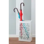 Modern Design Wooden Umbrella Stand with Arabic Decorations in Colored Wood - Dubai Viadurini