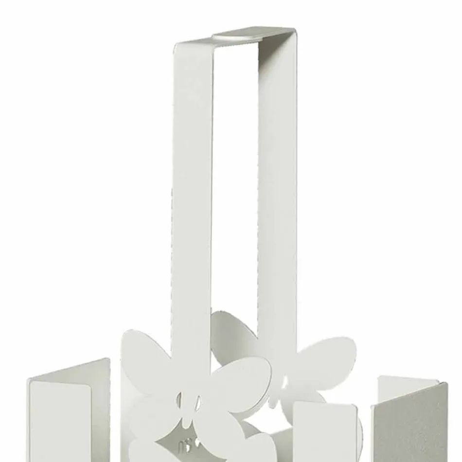 Modern Table Cutlery Holder in White, Beige or Ivory Iron Made Italy - Laida Viadurini