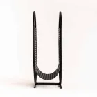 Round Design Steel Magazine Rack Made in Italy - Ladle Viadurini