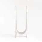 Round Design Steel Magazine Rack Made in Italy - Ladle Viadurini