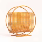 Round Design Steel Magazine Rack Made in Italy - Ladle Viadurini